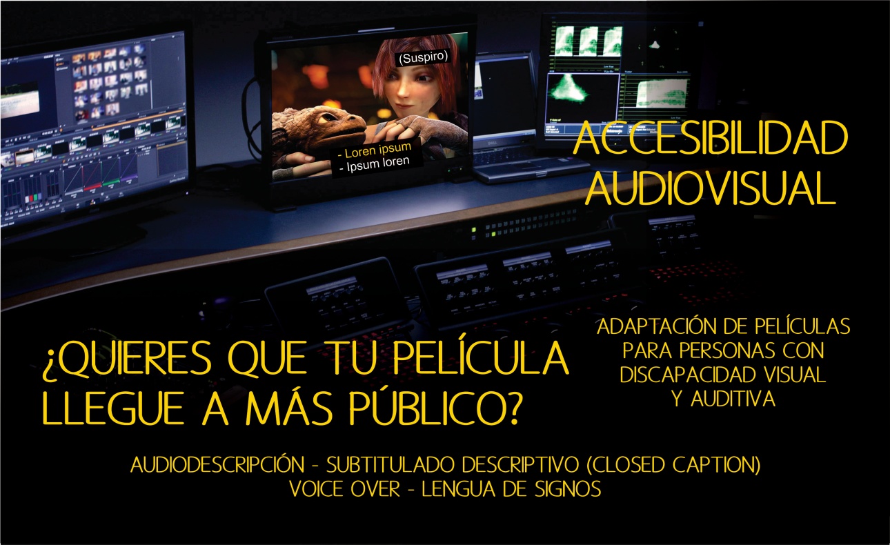 Diseño servicios de accesibilidad cinematográfica